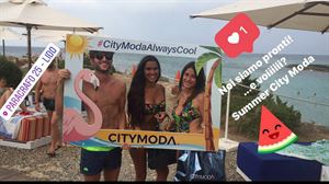 Attività Guerrilla Marketing sulle spiagge per City Moda  CityModaAlwaysCool